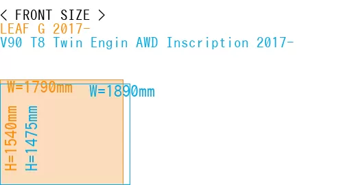 #LEAF G 2017- + V90 T8 Twin Engin AWD Inscription 2017-